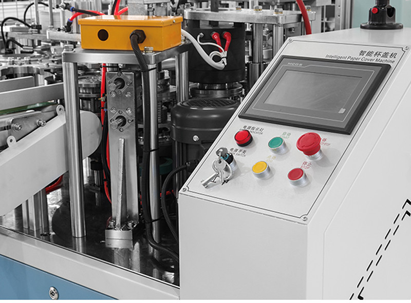 Stackable Double Layer Dia 50-125mm Cup Lid Machine 50 To 70 Pcs/Min