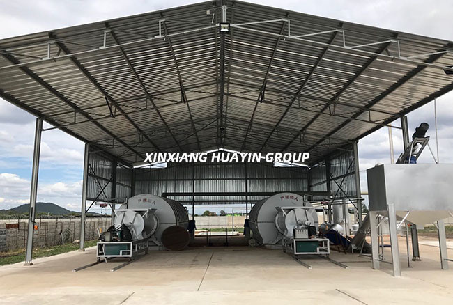 Used Tyre Recycling Plant Fuel Oil Pyrolysis Machine 20 Tons