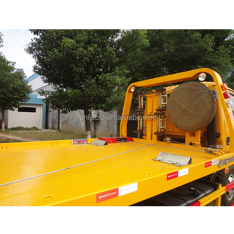 Foton Aumark Road Wrecker Truck 4x2 Flat Bed Recovery Truck Euro Ⅲ Standards