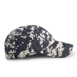 6 - panel Canvas Waterproof Buttonhole Army Camo Cap / Front Curved Baseball Cap