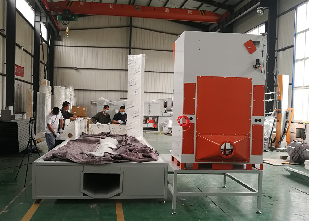 40m*13m*6m Workshop Electrostatic Powder Coating Line Metal Powder Coating Machine