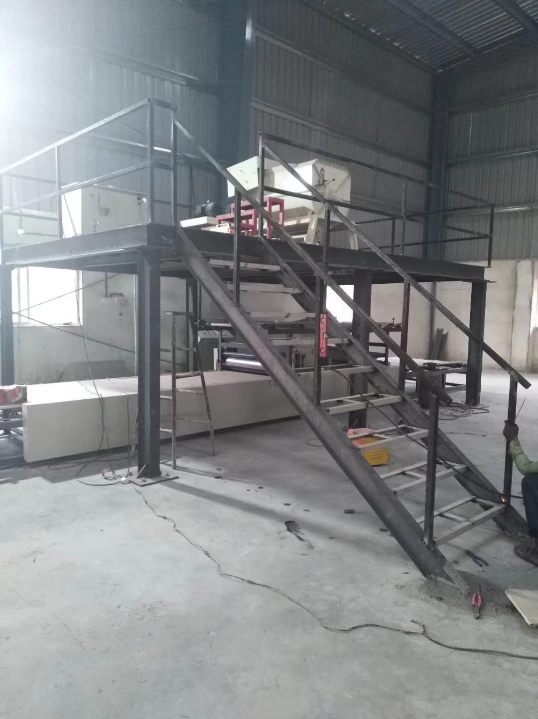 CE Steel Structure Glass Magnesium Board and Fiber Cement Board Machine