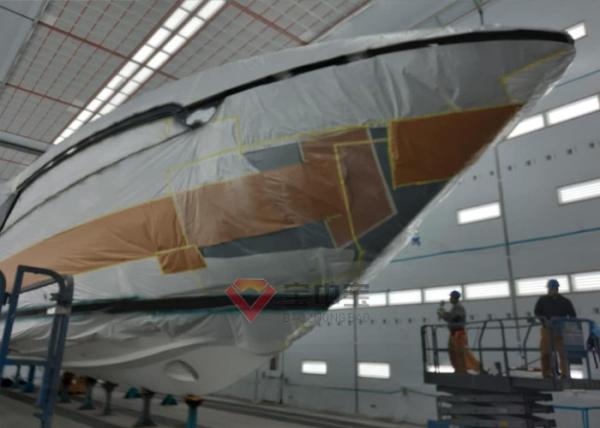 Yacht Paint Booths Spray booth finishing for Boats Customied down draft vessel