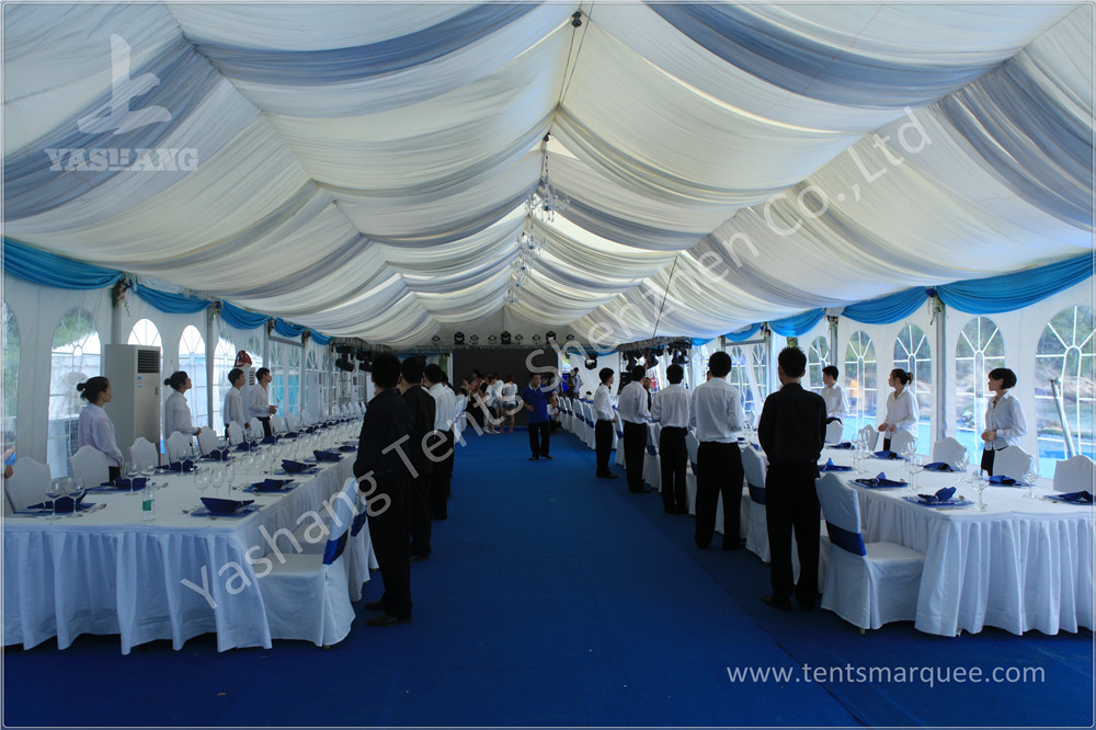 Aluminum Structure Wedding Decoration Tent , 200 People Wedding Party Tent Rentals