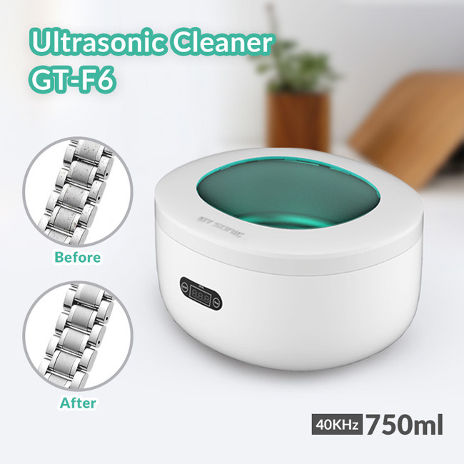 SUS304 35W Bench Top Ultrasonic Cleaner 750ml With Transparent Cover
