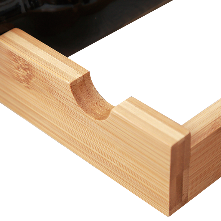 Sustainable Bamboo Wine Bottle Storage Holder For 4 Bottles Perfect for Food Storage