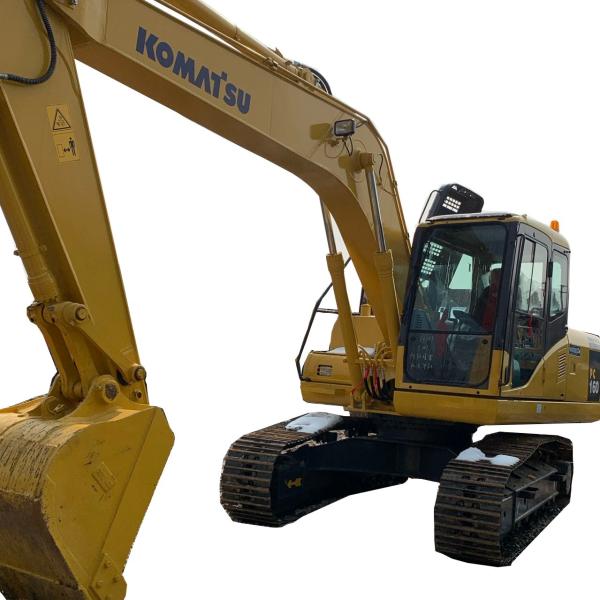 Excavating 22 tons of durable hydraulic track type PC Komatsu 220 second-hand