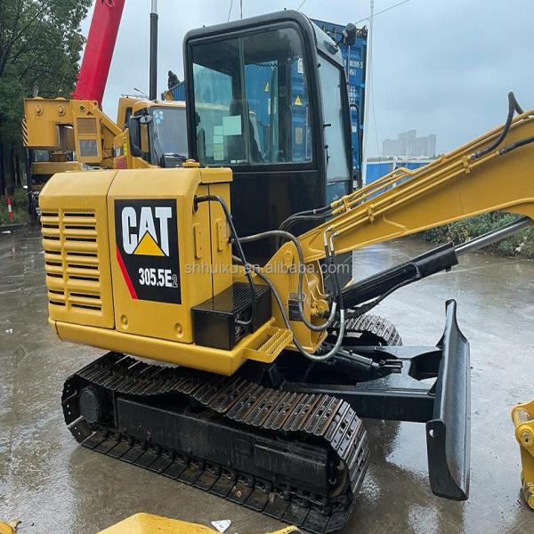 Low hour Mini Cat305.5E for sale Crawler Used Excavator Second hand digger 305