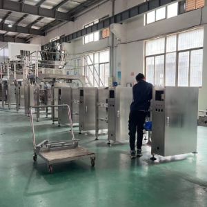 Food powder vertical packaging machine with nitrogen filling and freshness