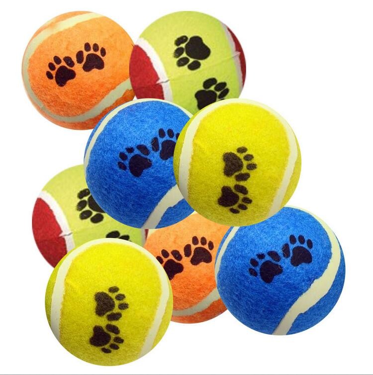 SUPER BALL SPONGE DOG TENNIS BALL DURABLE SUPER BOUNCE FUN PET PUPPY BALLS BULK