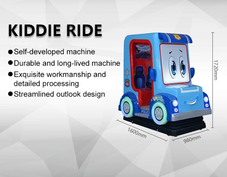 Coin Pusher Mini Kiddie Ride Arcade Game Machine English Version