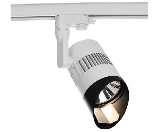 White / Black / Silver Indoor Track Lighting for Exhibition Citizen COB 30W