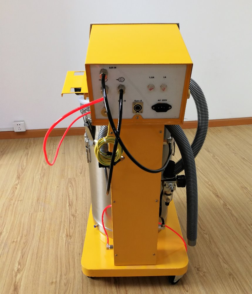 Portable Stainless Steel Electrostatic Powder Coating Spray Machine with Manual Paint Gun