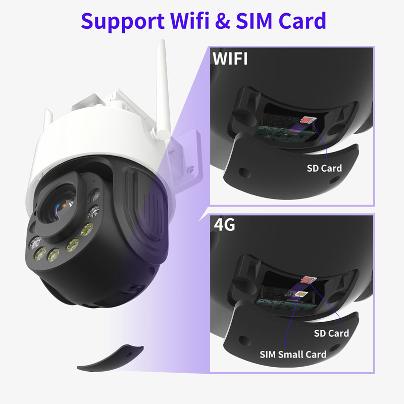 Security Camera Outdoor 30X Optical Zoom Camera WiFi Wireless 5MP IP Camera Night Vision Auto Tracking Human Detection