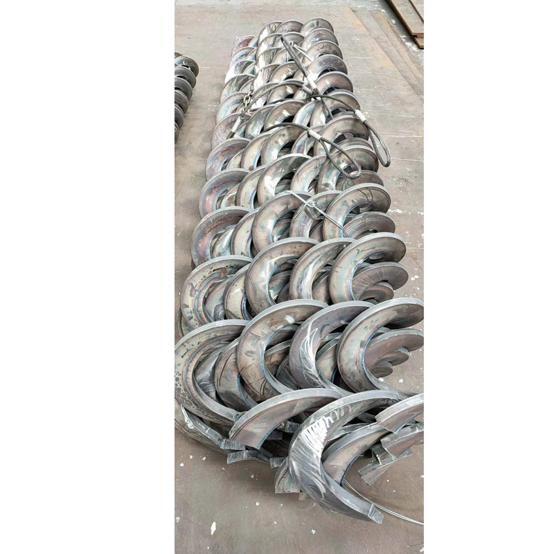 OEM Custom Sludge Spiral Shaftless Screw Conveyor in Wastewater Treatment Industry