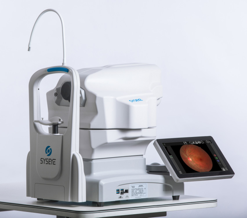 Double Dots Auxiliary Automatic Fundus Camera 60 Lp / Mm Digital Retinal Imaging