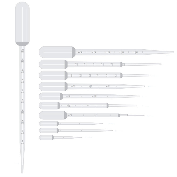 Laboratoire Medical Micro Capillary Pasteur Pipette Dosing Liquids 3 - 5ml