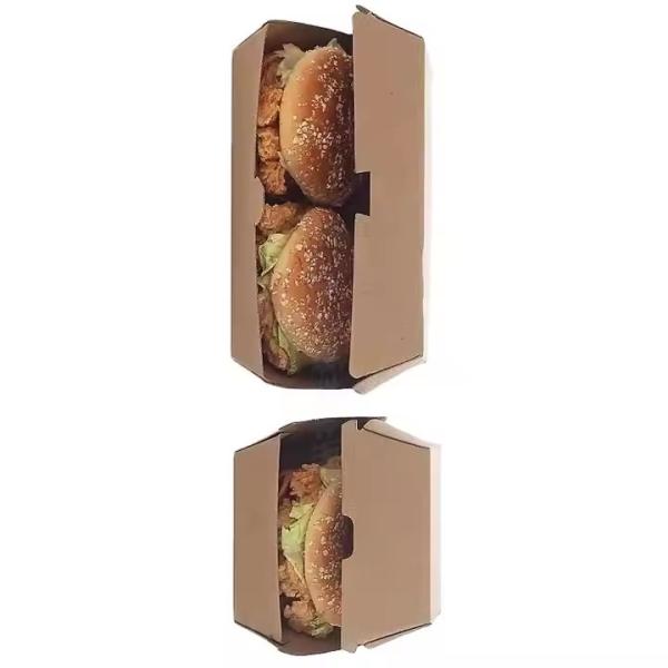Custom Eco-Friendly Kraft Paper Burger Boxes The Ultimate Fast Food Takeout