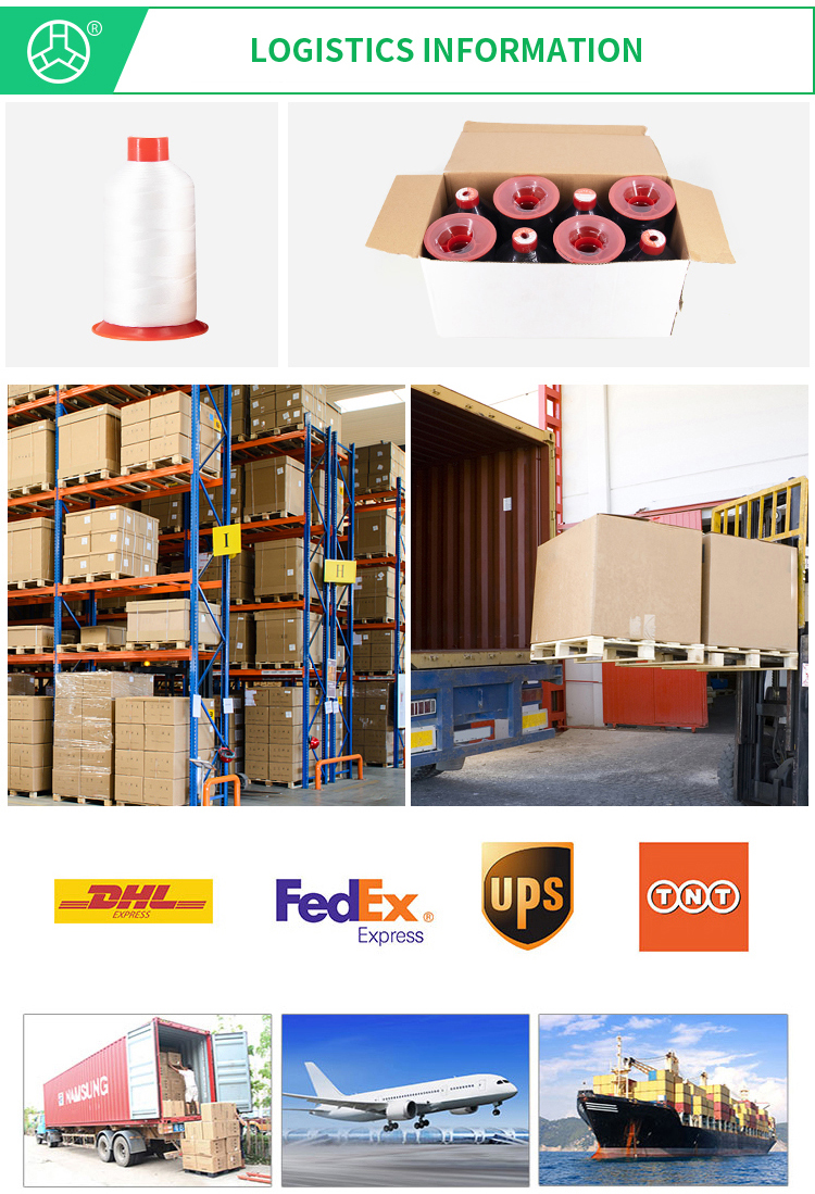 OEM ODM Accepted 4ply High Tenacity Polyester Bonded Thread for Shoes