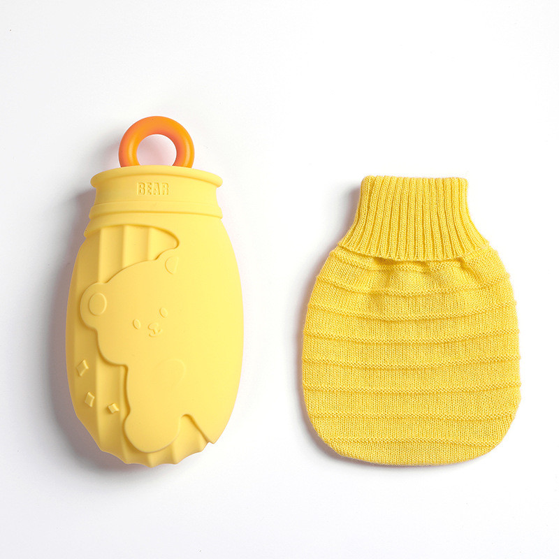 Large Classic BPA Free Silicone Hot Water Bag For Neck Shoulder And Hand Feet Warmer