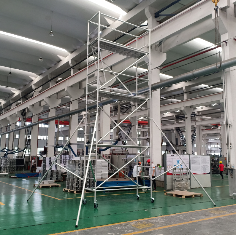 Easy Install Mobile Aluminium Mobile Scaffolding Tower 3D Model