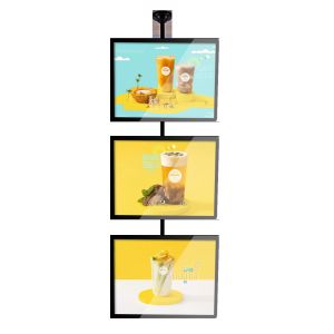Edgelit Backlit Magnetic Light Box Single Sided Rectangle Shape