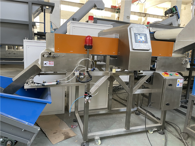 Ferrous Chain Conveyor Machine 20m/Min Belt Metal Detector Machine