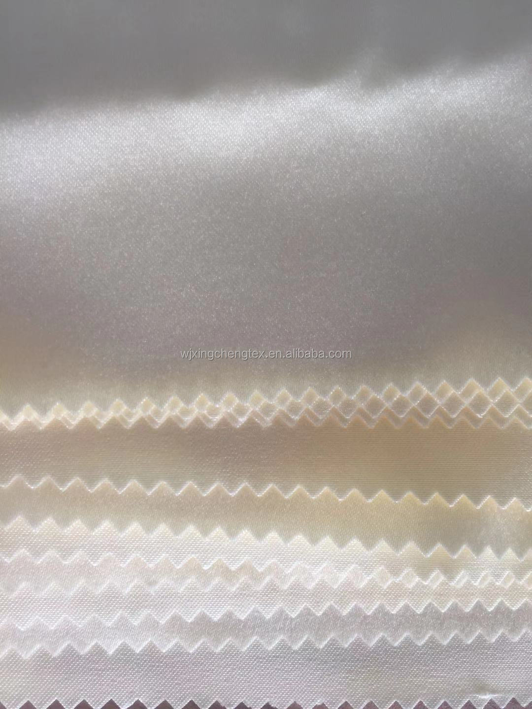 Pattern Dyed Extra Width Heavy Satin 280cm for Bedding Curtain Home Textile Silk Fabric