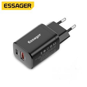  Essager PD 3.0 QC3.0 30W PPS USB Type C Wall Charger Mini Power Supply Adapter Manufactures