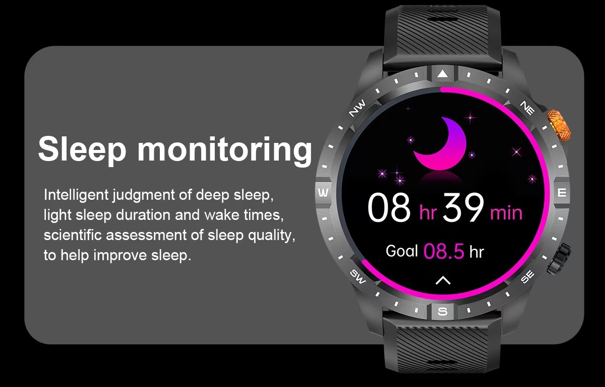 AK57 Men Smart Watch 1.43 Inch Amoled Screen BT Call Music Player Smart Watch