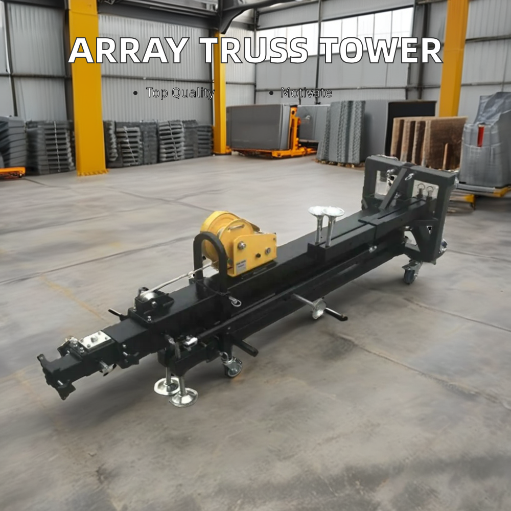 Alloy Steel Event Truss Tower Hand Crank , Foldable Line Array Lift Tower