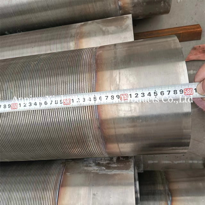 Customizable Johnson wedge wire Water Well Sceren Pipe with V Wire For Sand Control