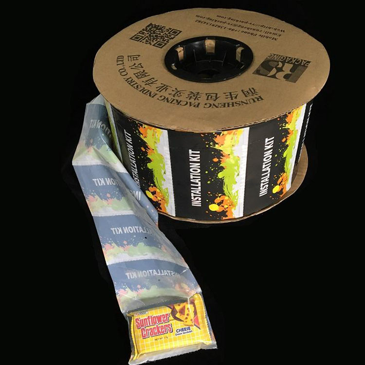 Custom Printed Auto Bag Perforated Fan Folded Pre Opened Bags For Automated Packaging