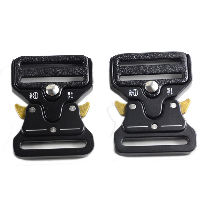 38mm Alloy Belt Buckle Hook Quick Release Metal Tactical Cobra Buckle for Outdoor