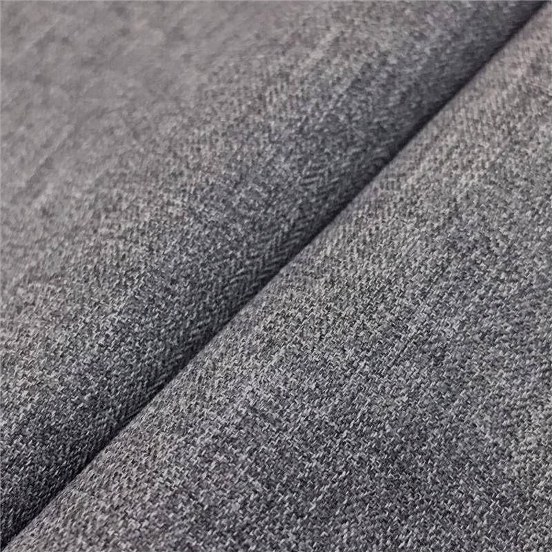 Downproof 100D ATY Polyester Cation Two-Tone Herringbone Fabric for Winter Coat Jacket