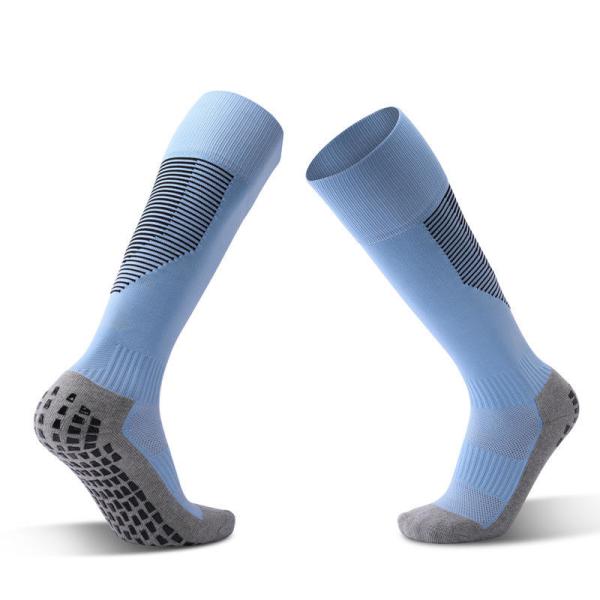 Thick Non Slip Soccer Knitting Anti Slip Youth Grip Football Socks for Active