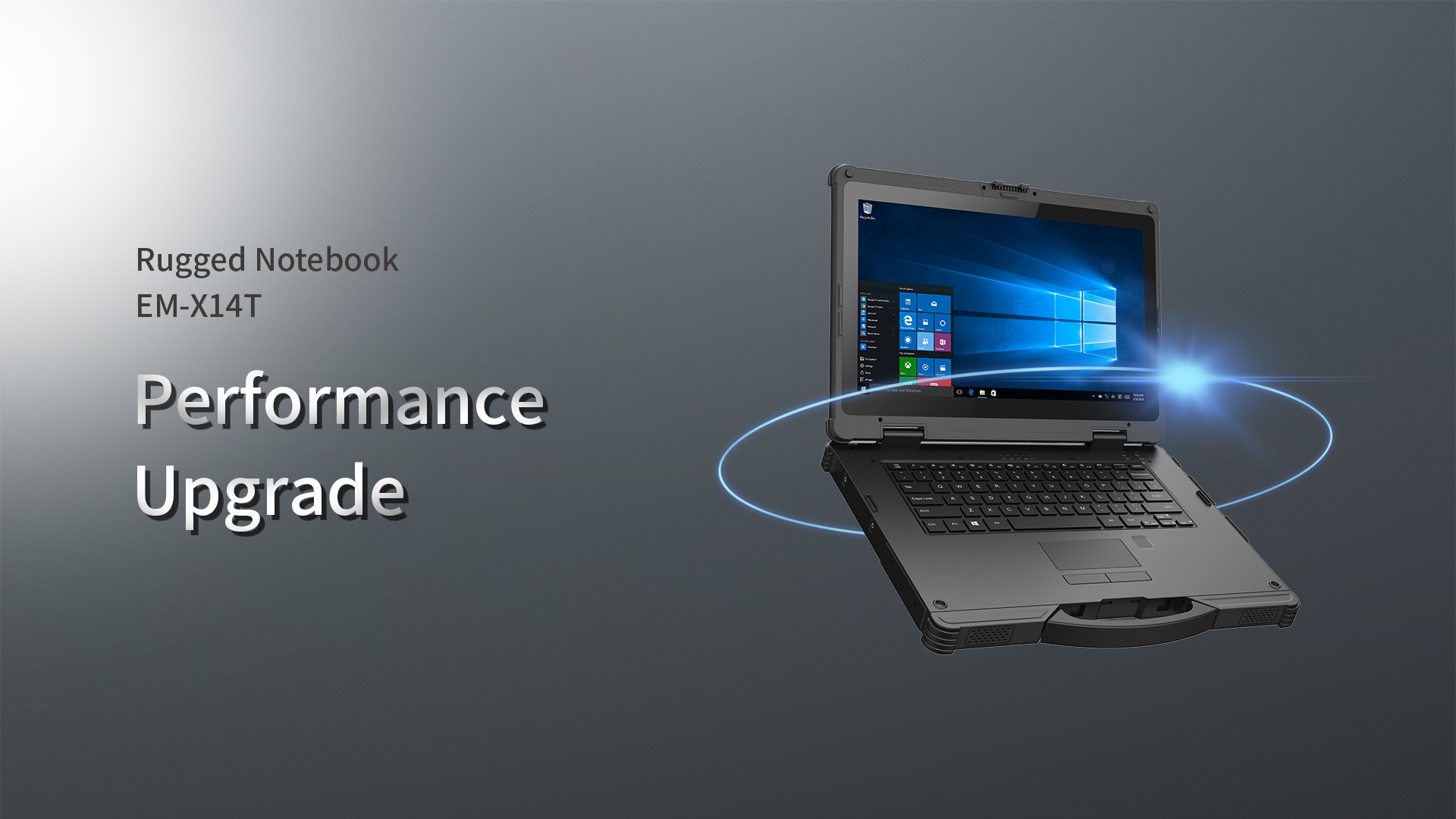 Quad Core 14 Inch 32GB RAM 5G NFC IP65 Windows 11 Rugged Laptop for Non-Stop Operations