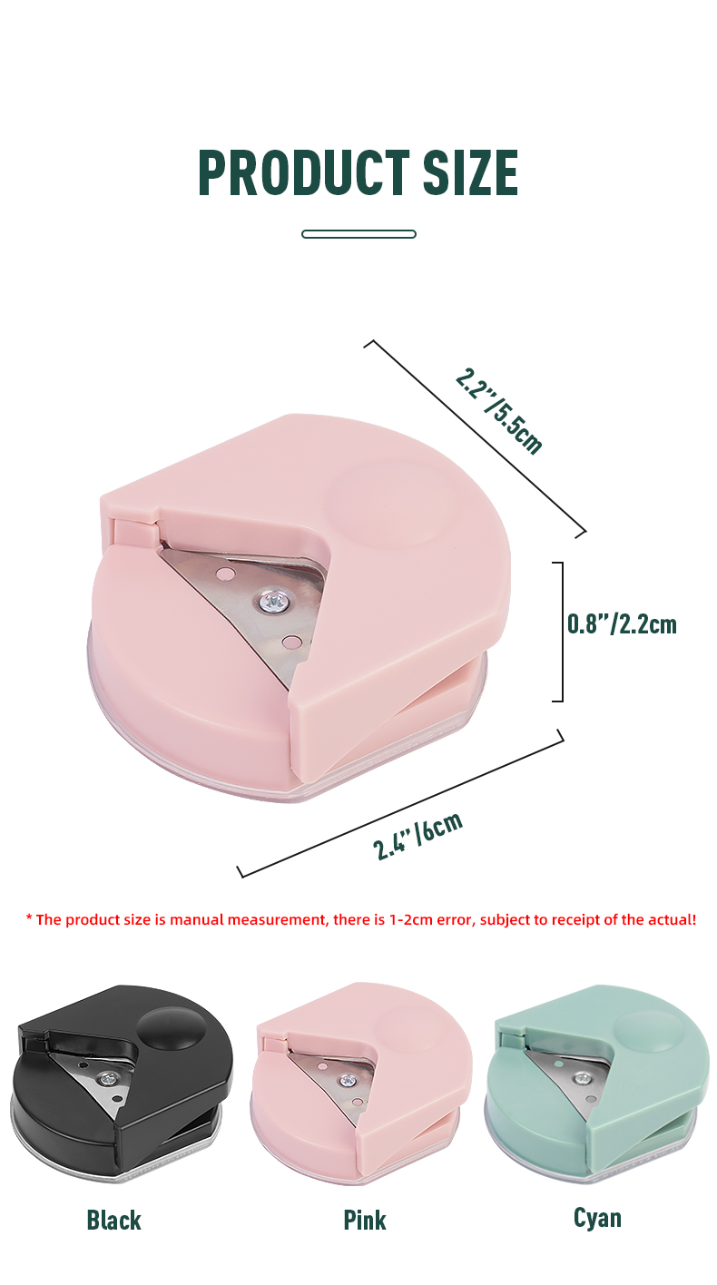 1 Hole DIY Handmade Crafts Border Punch Handmade Round Corner Paper Cutter R4 Corner Rounder Paper Punches