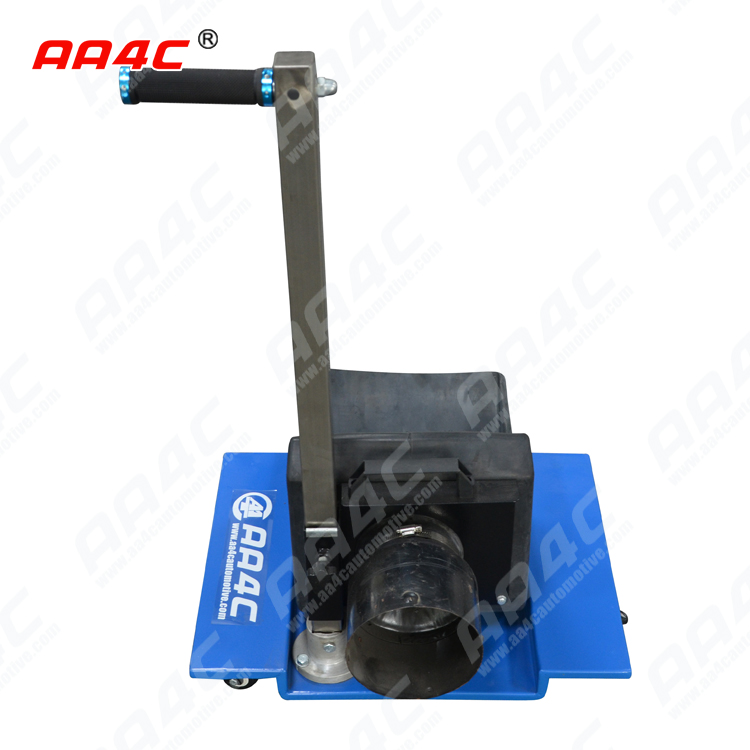 AA4C car exhaust extracting system auto vehicle exhaust dolly for truck manually control customize size
