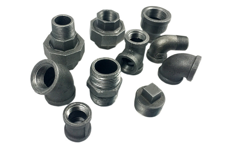 Din 2950 1/2" Npt Malleable Iron Elbow Iron Pipe Connectors For Ship Buildings