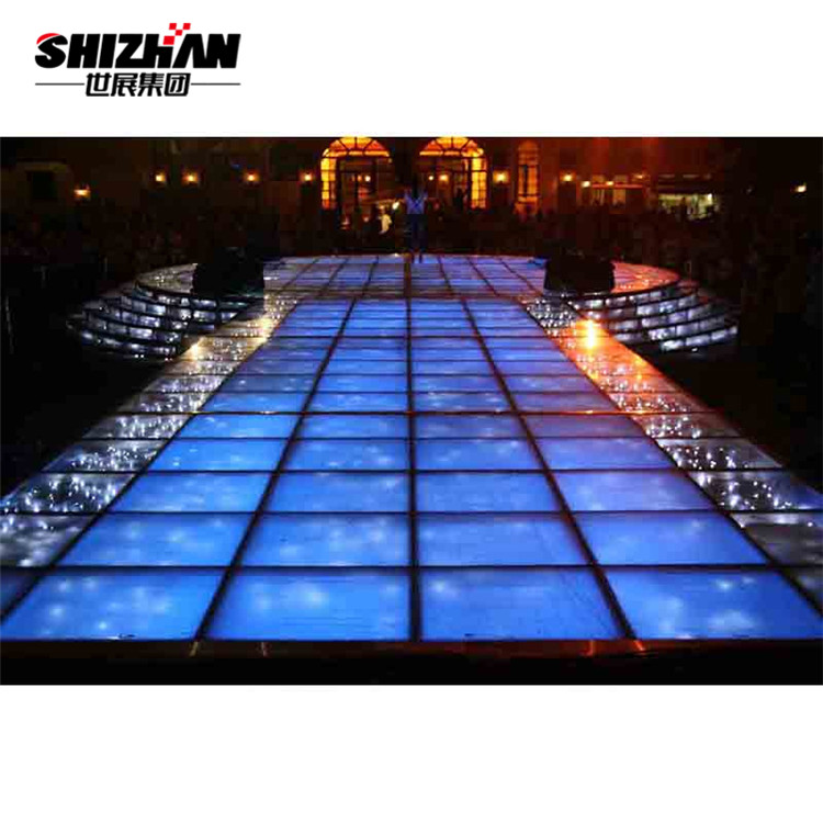 Aluminum Fashion Show Glass Stage Adjustable Acrylic Platform