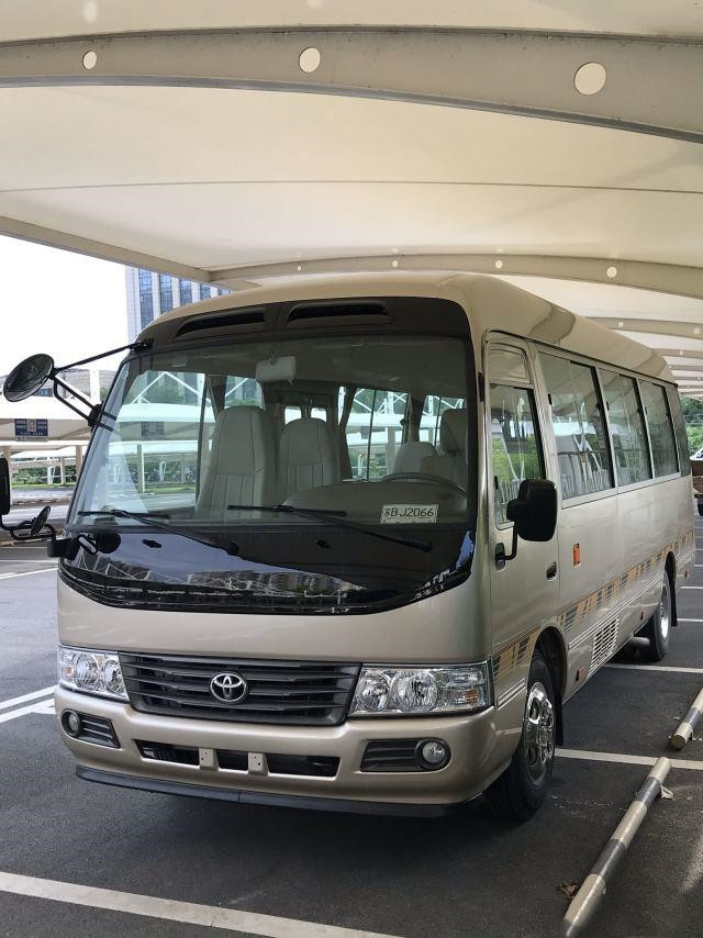 Bus Second Hand Coaster White Golden For Stock Negeria LHD Mini Bus Diesel Promition Price Toyota Coaster