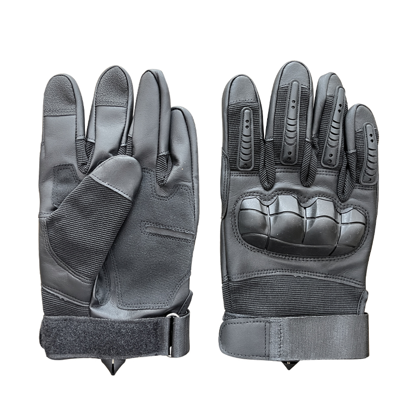Customizable Hard-Knuckle Anti-Slip Microfiber Leather Gloves with ISO9001 Validation