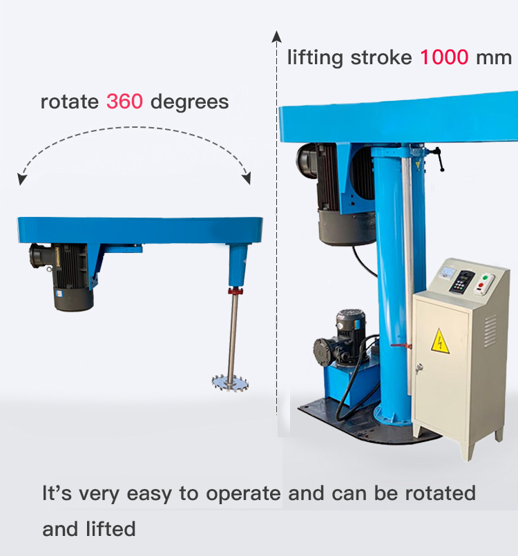 SUS304 OEM Plastics Processing Paint Mixing Machine industrial paint mixer machine