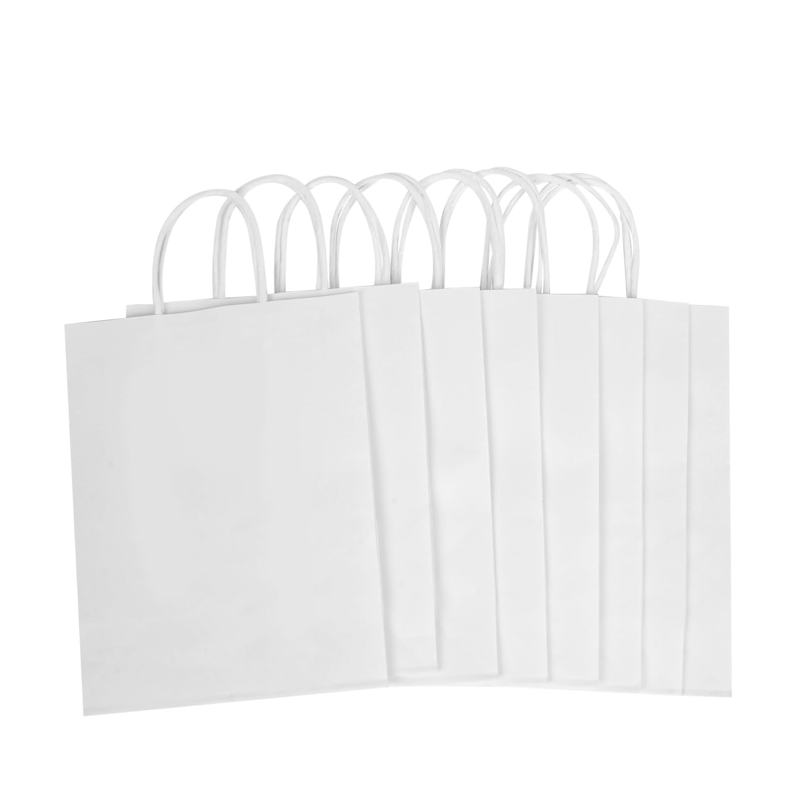 Custom Color Accepted Luxury White Gift Shopping Jewelry Package Kraft Paper Bag