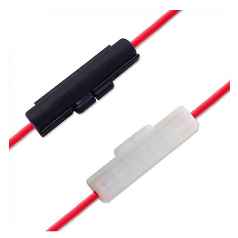 3AG Peel-Off Type Nylon Flame Retardant Glass Tube In Line Fuse Holder