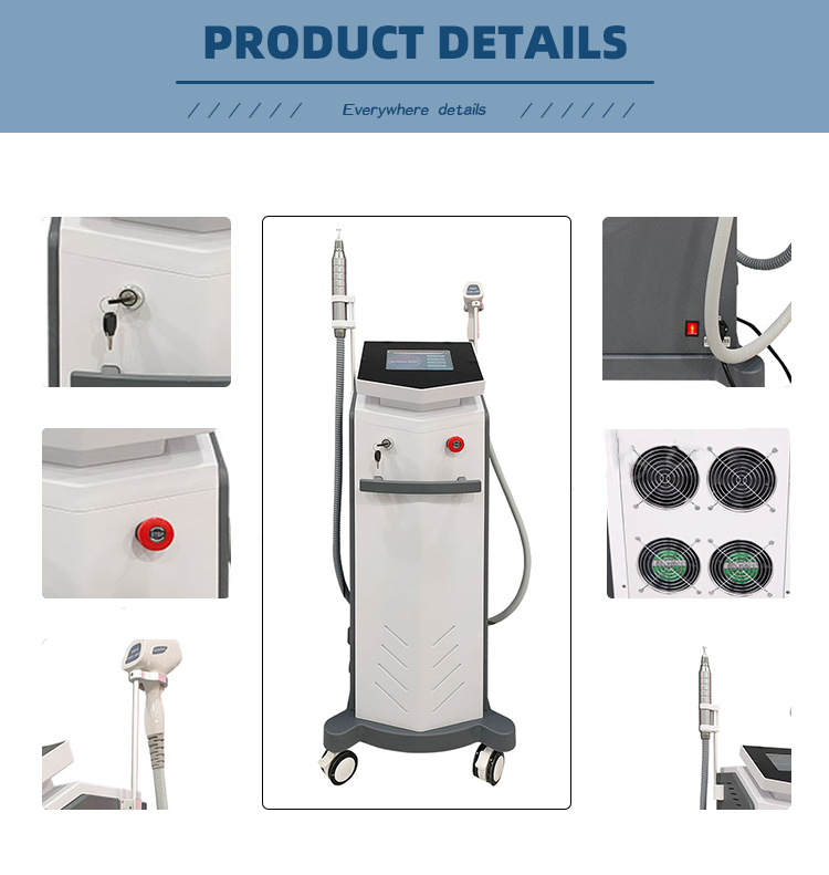 D1-2 808 diode laser hair removal machine professional tattoo removal device laser picosecond carbon peel machine