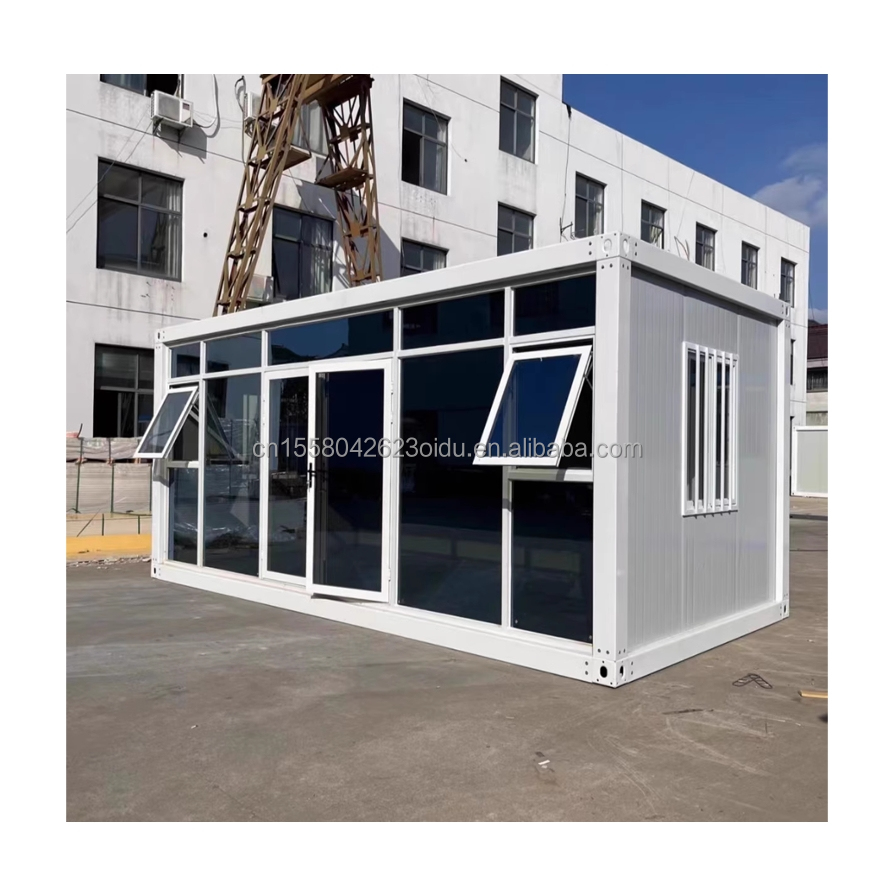 Galvanized Steel Square Tubes Customizable Prefabricated Container for Family Living or Office Combination Solution