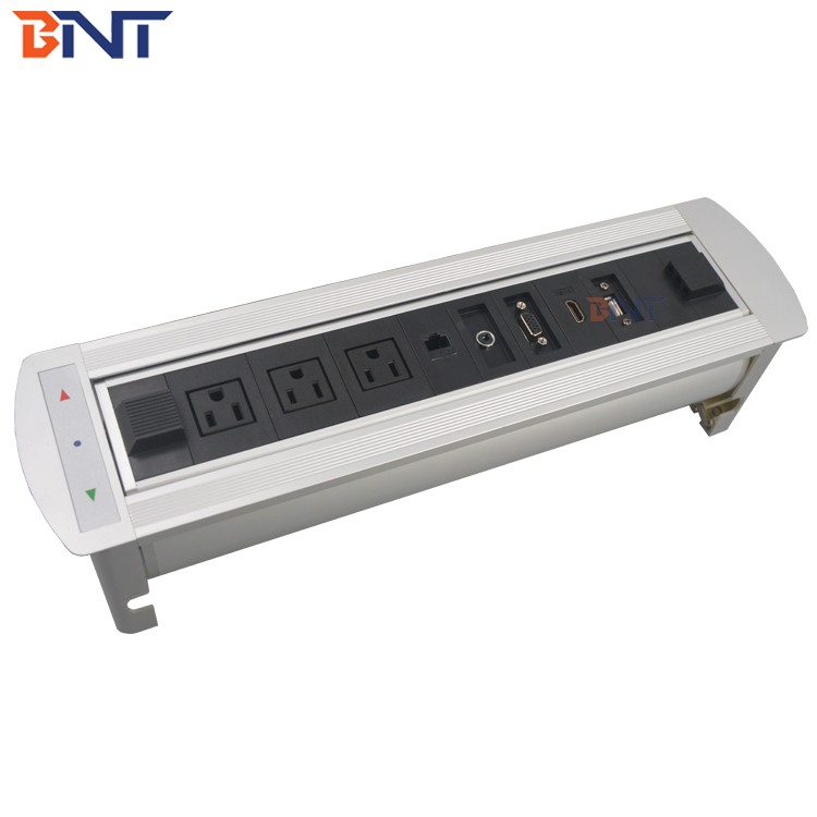 motorized flip up meeting table socket/rj45 conference table power outlet