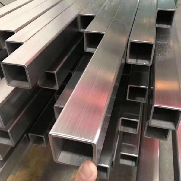 ERW EFW Welded Stainless Steel Square Tube / Stainless Steel Rectangle Pipe Tube